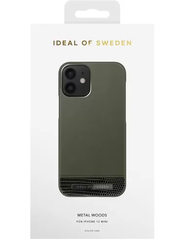 iDeal of Sweden Atelier Case Unity voor iPhone 12 Mini Metal Woods